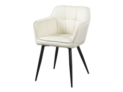 Cadeira de Jantar Birmingham com Braços 81X57X53 Cm Bege [EN.CASA]