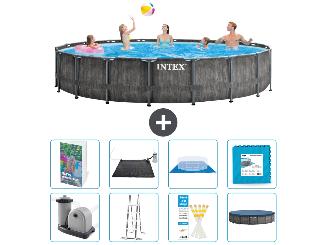 Intex Piscina Prism Frame Redonda - 549x122 Cm - 9-peças S621