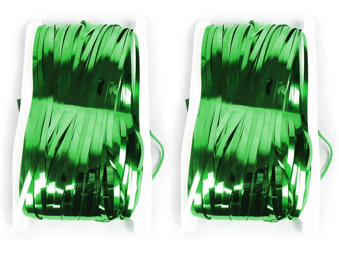 Conjunto De 2 Cortinas De Franjas Metalizadas Para Decoração De Festas, Casamentos, Aniversários