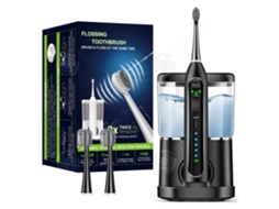 Inn Escova De Dentes Elétrica 2 Em 1 500 Ml Capacidade Do Reservatório De Água 3 Modos De Escovas De Dentes Acústicas Inteligentes Portáteis Innovtec