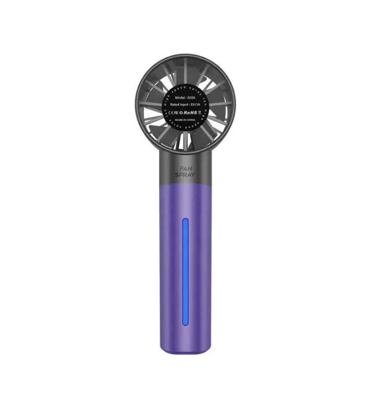 Ventilador em Forma de Bola de Futebol MDUG com Tela Digital e 5 Velocidades