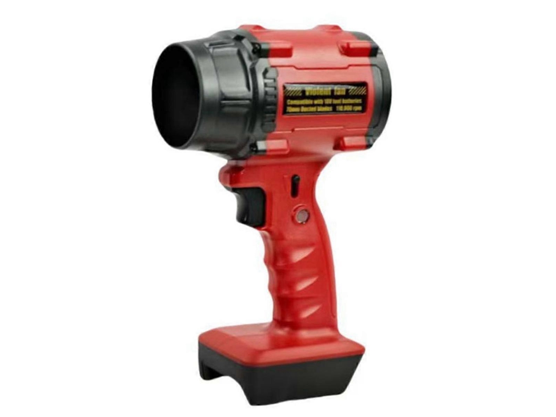 Soprador de Folhas Turbo de Alta Potência Sem Escovas para Bateria de 18v, com Velocidade Ajustável BRILVIBERA