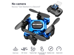 Mini Drone Bestvite Dobrável, Aeronave Portátil De Altitude Fixa Para Crianças (2 Baterias Duração Da Bateria 10 Min Azul)