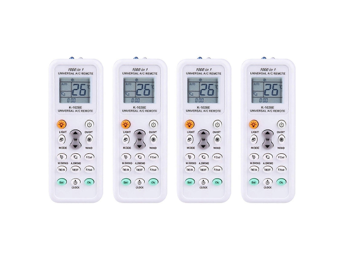 Controle Remoto Universal 4x 1000 Em 1 Para Ar Condicionado Com Tela Lcd De Baixo Consumo De Energia K-1028e
