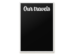 Magnetic Board For Wall Our Travels For The Bedroom Espelharte (40x60 Cm)