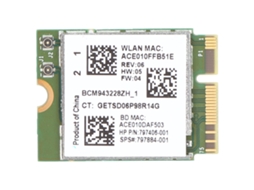 Placa De Rede Sem Fio (dual-band 2.4ghz/5ghz 1200mbps) Bcm943228zh Placa De Rede Sem Fio Dual-band