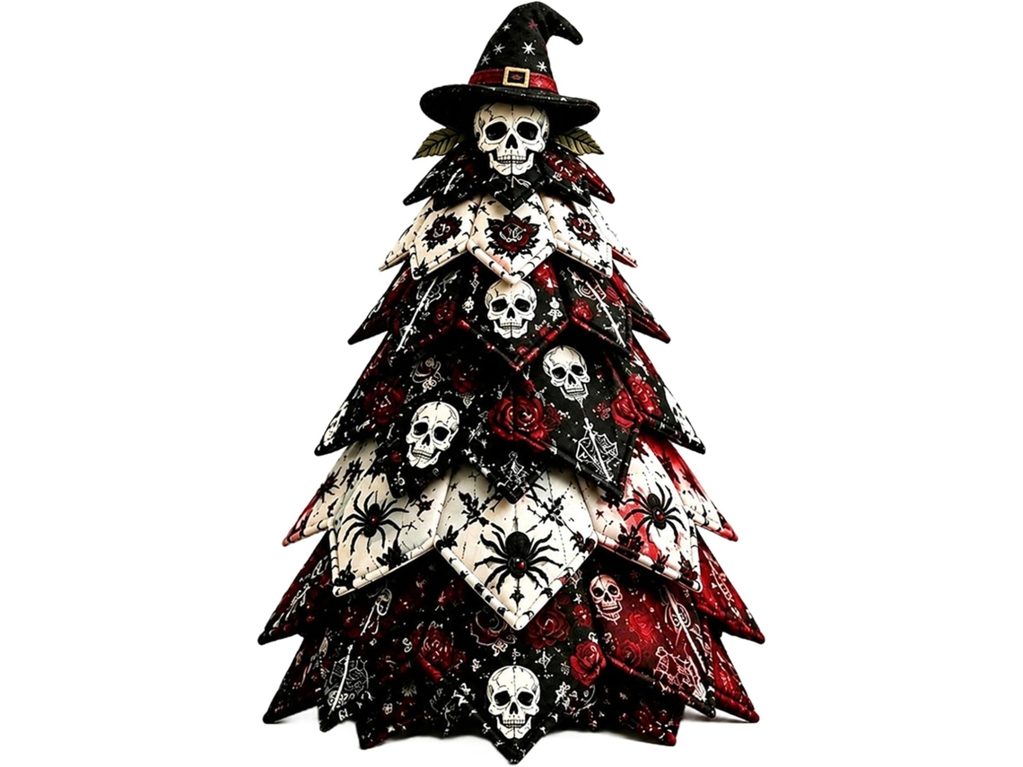 Kit De Árvore De Halloween Em Tecido Acolchoado