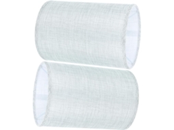 Conjunto De 2 Cúpulas Cilíndricas Para Luminárias De Chão Com Base Única.