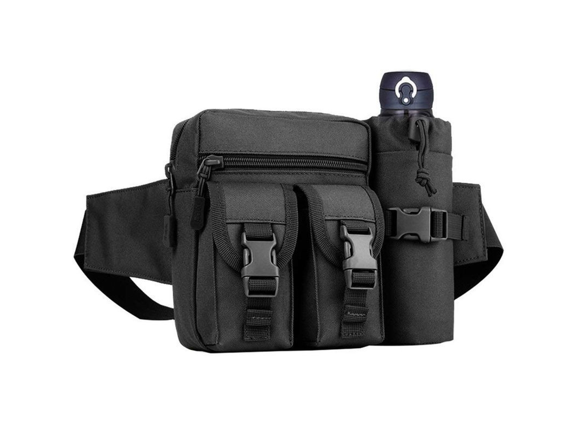 2026 bolsa de Cintura com Porta Garrafas Impermeável e Resistente Ao Desgaste para Caminhadas, Ciclismo, Acampamento e Viagens