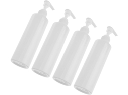 De 4 Frascos Recarregáveis Vazios Para Viagem: Shampoo, Loção E Outros Produtos.