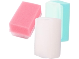 Conjunto De 3 Escovas Banho E Esponja Vicasky, Escova De Limpeza Suave Para O Corpo Com Esfoliação Capilar