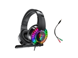 Fone Gamer LAXISCREED Cancelamento Ruído Led Rgb