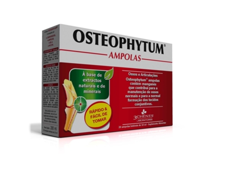Suplemento Alimentar Les 3Chênes Osteophytum 20 Ampolas de 10 ml