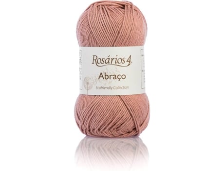 Fio de Lã ROSARIOS 4 Abraco P154334 (Rosa - Lã - 8,5x7,5x8,5 cm)