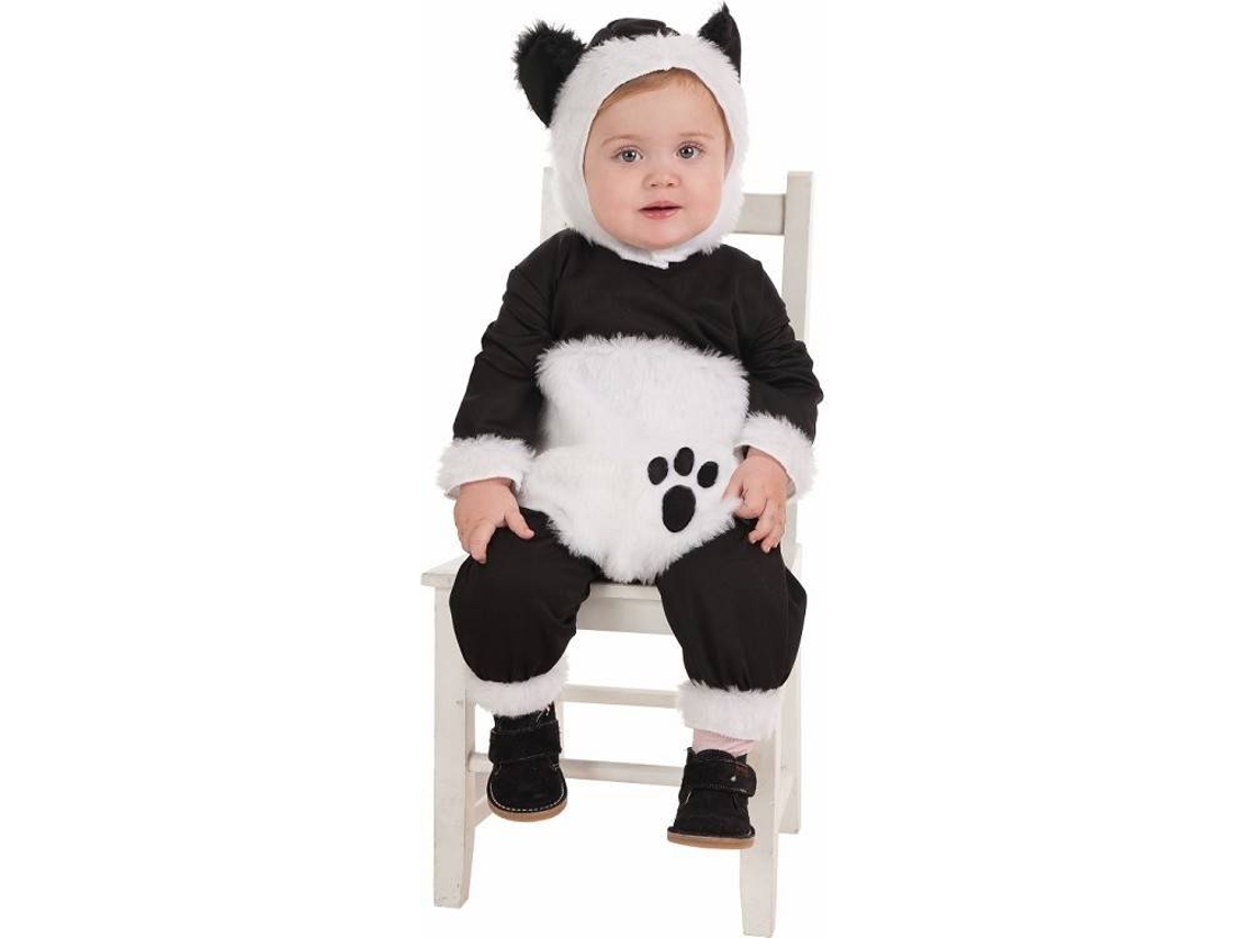 Fato de Bebé TOPDISFARCES Panda Mimoso (Tam: 6-12 Meses)
