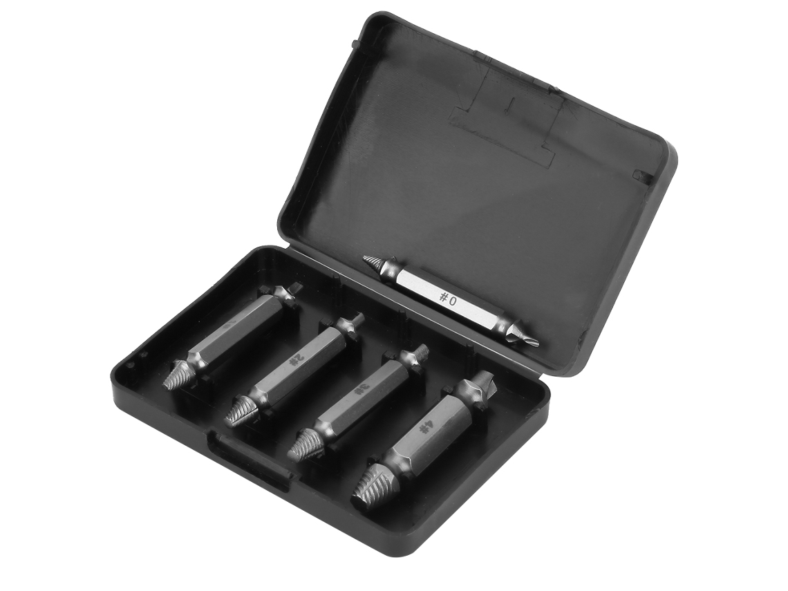 Conjunto De 5 Extractores De Parafusos Hss Laxiscreed Para Remoção Rápida E Dupla Utilização