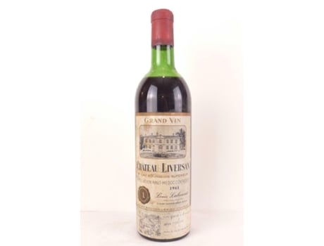 Vinho Tinto CHÂTEAU LIVERSAN 1961 (75 cl - 1 unidade)