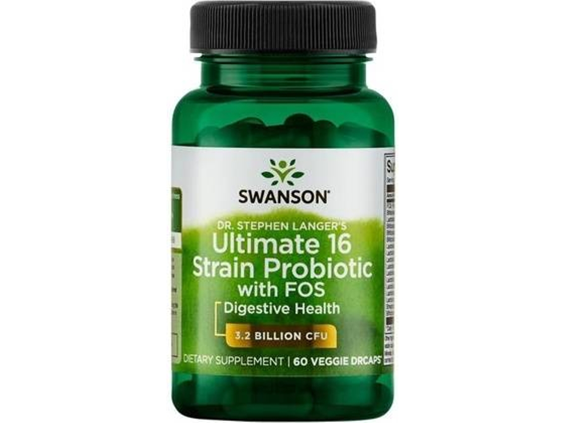 Suplemento Alimentar SWANSON Probiótico Ultimate De Do Dr. Stephen Langer Com De (60 cápsulas vegetais)