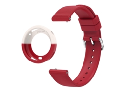 Pulseira De Silicone Texturizada Em Cor Sólida, Conjunto De Capas Protetoras De Silicone Para Xiaomi Watch S4 41mm