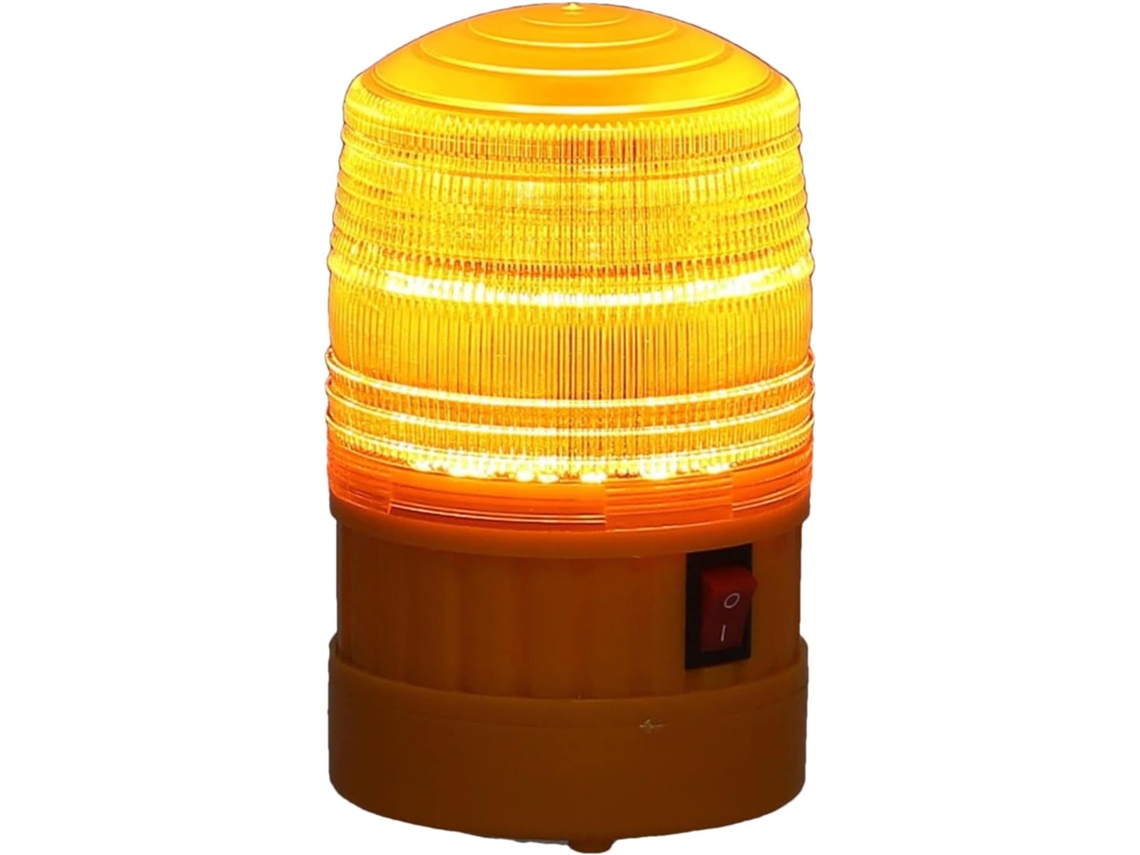 Sinalizador Led Sem Fio Alerta De Emergência Luz Segurança Intermitente
