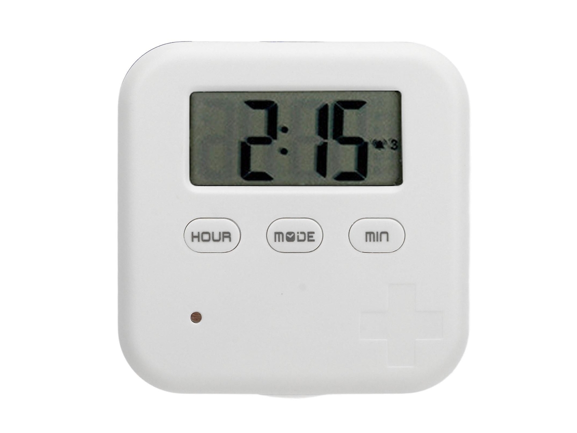 Caixa De Remédios Portátil Com Temporizador, Organizador De Medicamentos Inteligente Com Alarme Sonoro E Vibratório, 4 Compartimentos Grandes, Es