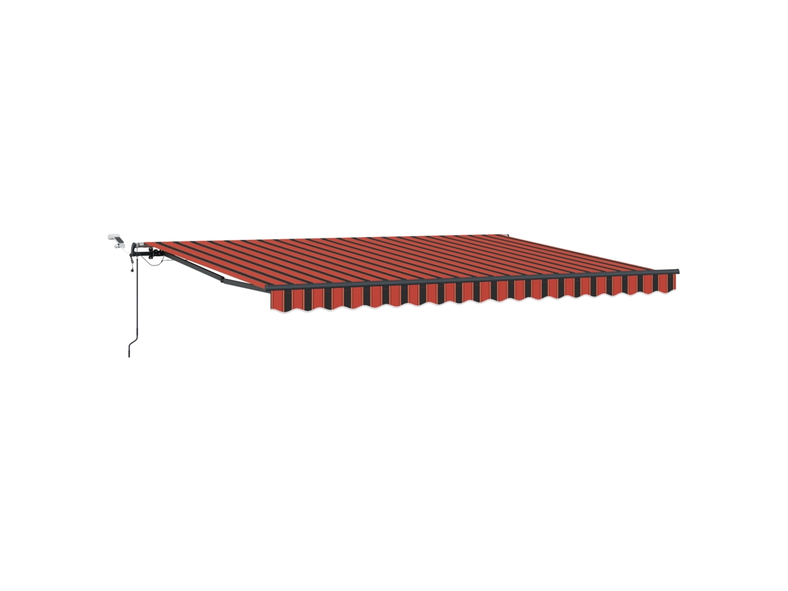 Conjunto 1 Tecido De Toldos Vidaxl Laranja Poliéster (450 × 350 Cm)