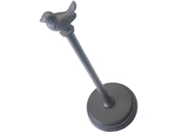 Suporte Para Papel Toalha Em Ferro Fundido Preto Formato De Pássaro, Antiderrapante E Fácil De Mover, Ideal Para Toalhas