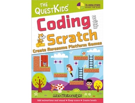 Livro Coding with Scratch - Create Awesome Platform Games de Max Wainewright (Inglês)
