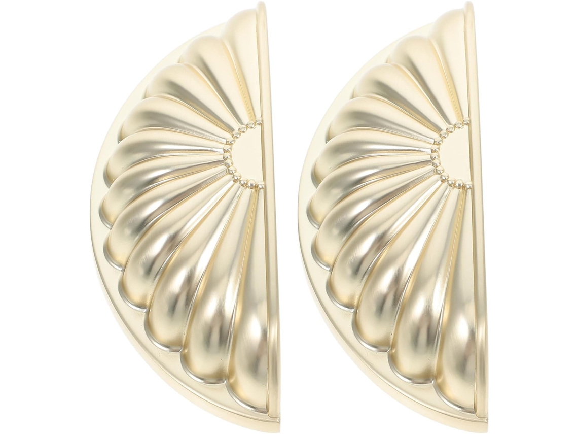 Puxadores Alasum 2em Latão Dourado, Design Elegante Para Armários E Gavetas, Fácil Instalação E Substituição Para