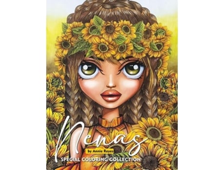 Livro Nenas. Special Coloring Collection. Coloring Book for Relaxation de Annie Reyes (Inglês)