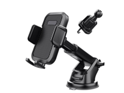 Suporte Portátil Ajustável Para Celular No Carro Com Ventosa E Suporte Para Gps Veicular Com Saída De Ar.