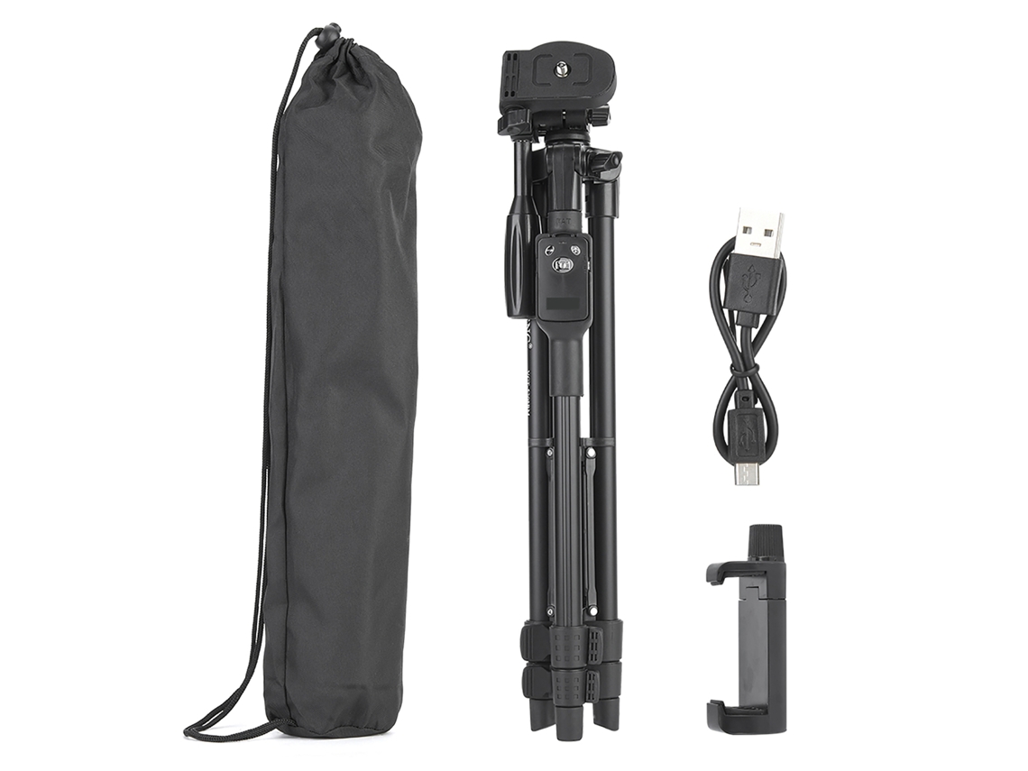 Yunteng 5208 Extendable Handheld Selfie Stick Tripod Wireless Remote Control For Phone Camera LAXISCREED