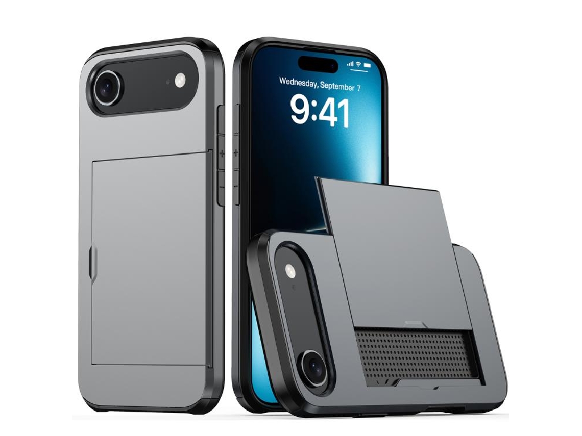 Capa Protetora À Prova De Choque Para Iphone Air - Compartimento Para Cartão