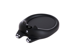 Lurelia Aquecedor De Canecas Usb 3 Temperaturas Desligamento Automático Toque Silicone Preto Para Café Chá