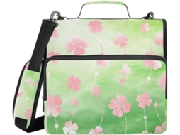 Mochila para macarrão com zíper, alça de ombro removível e alça de ombro para o Dia de São Patrício, com 3 compartimentos separados e grande capacidade.