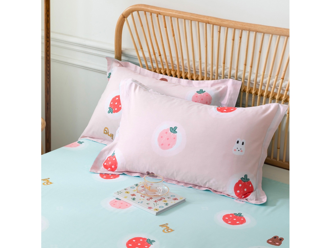 Fronhas de Algodão Laváveis para Quarto 2 Peças Conjunto Padrão 9 EVELTEK 48x74cm 2PACK