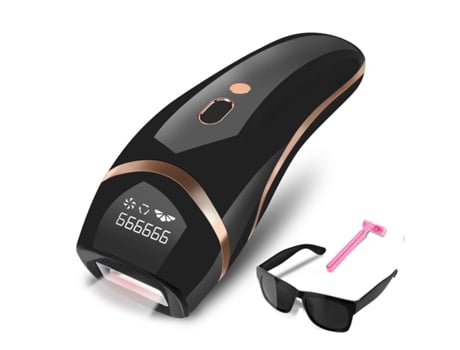 Depilador de luz pulsada preta T17 Hentenhome Depilador