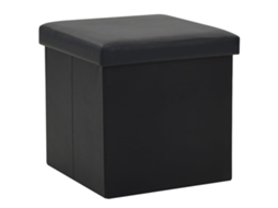 Storage Stool, Storage Stools Vidaxl Preto Tecido (n/a)
