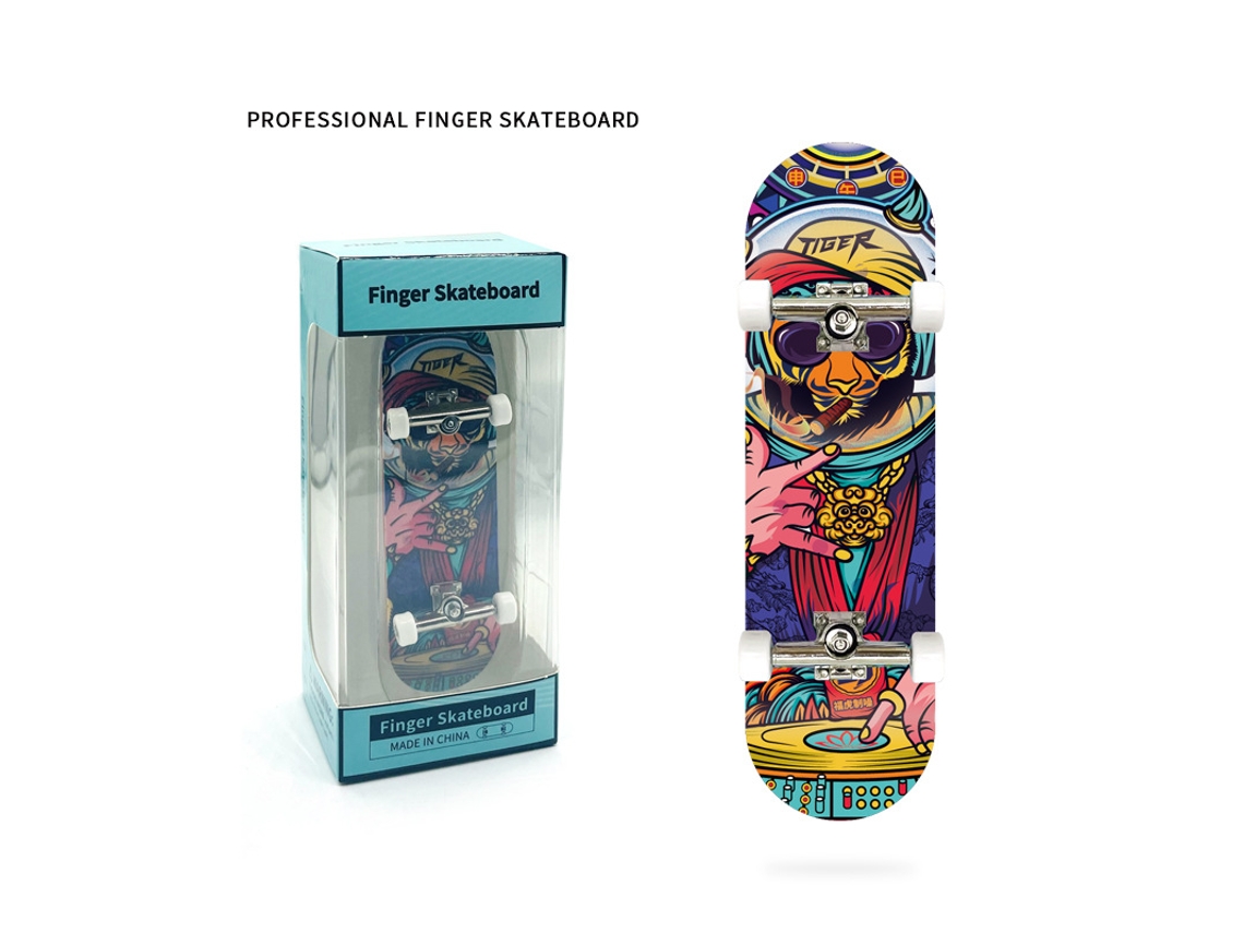 Fingerboard Profissional de Madeira Natural de Ácer Monopatim para Dedos Finger Skate Pequen 29x99mm 29*99mm YUYSAN szhy01