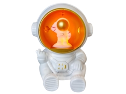Cartão de ornamentos de espaço de astronauta de cabeça grande de desenho animado infantil pequeno presente de Natal estéreo para criança