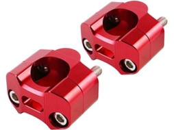 Adaptador de Elevação Guidão Motocicleta 1 1/8" X 7/8" 22mm Elevadores Grease Bar "combinado Proporciona