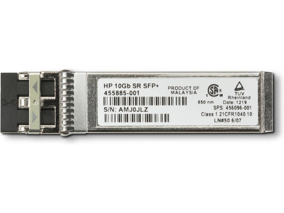 Módulo de transceptor de rede HP Transcetor Intel 10GbE SFP+ SR