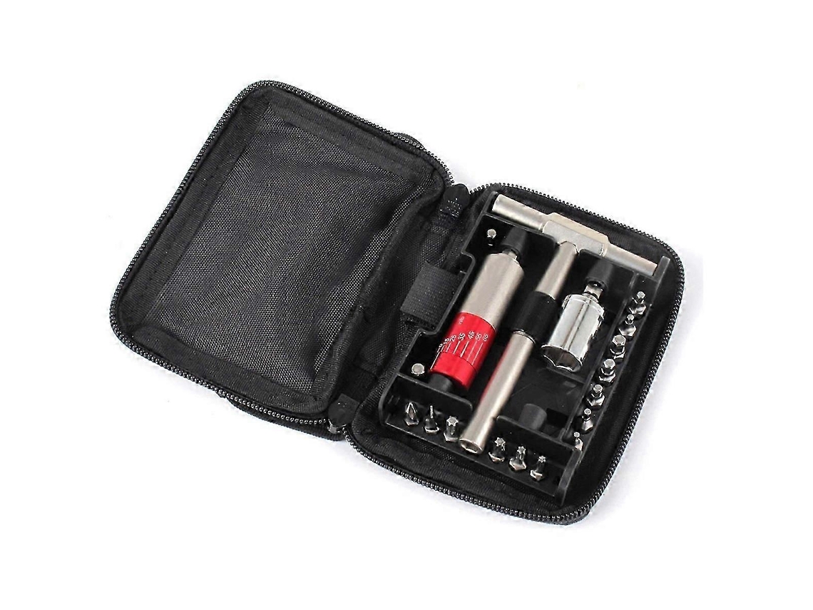 Conjunto De Ferramentas Aperto Multifuncional Com Chave Torque, Soquete E Bits Para Chave De Cabo Em T
