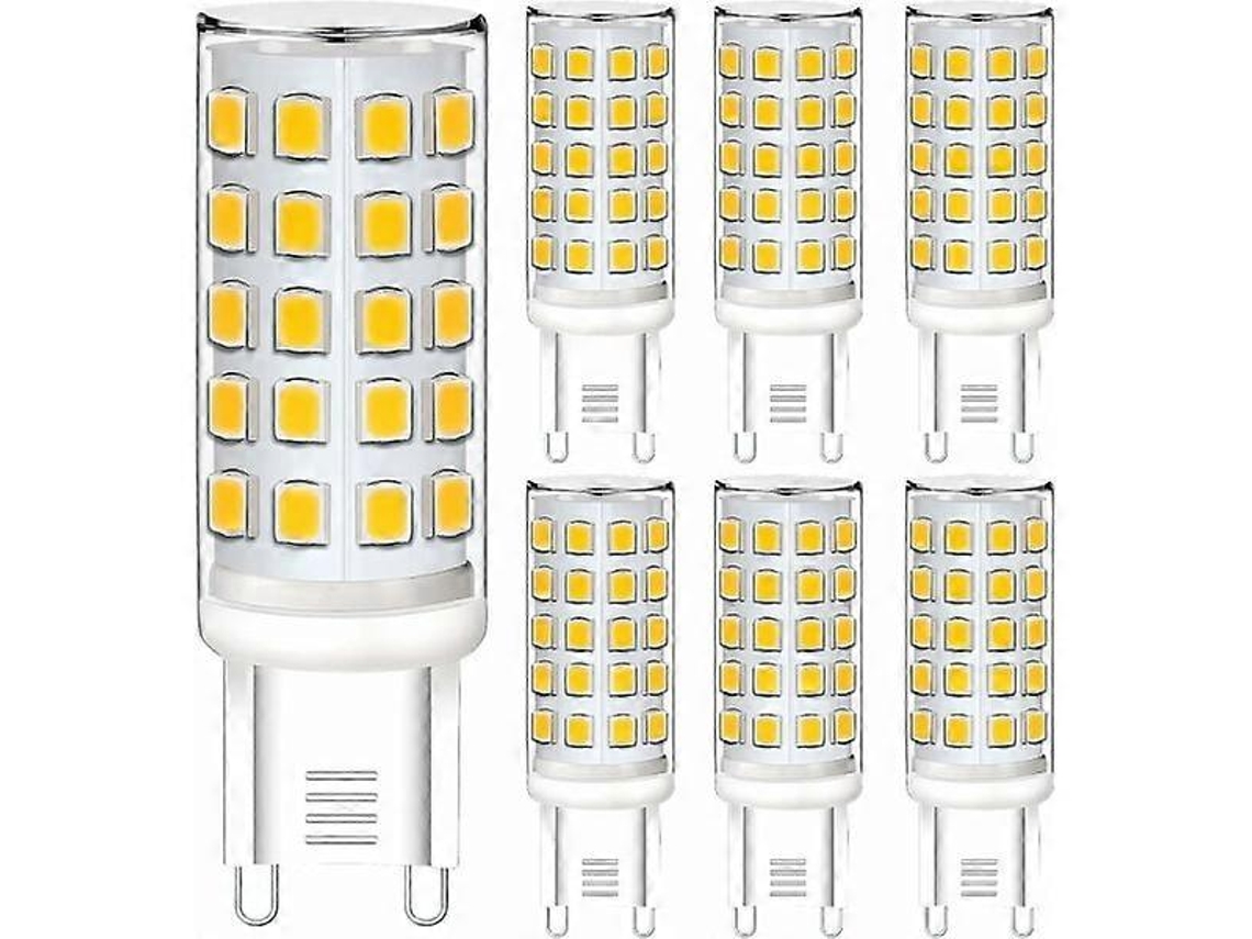 Omni g9 Led Regulável, 5w 230v Equivalente a 40w de Lâmpada Halógena, Pacote de 6 Luz Branca Quente 430 Lúmens Cri≥80
