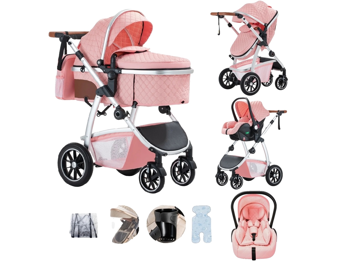 Dispositivo De Transporte Infantil, Design Dobrável, Conforto Em Paisagem Alta, Sk20-pink