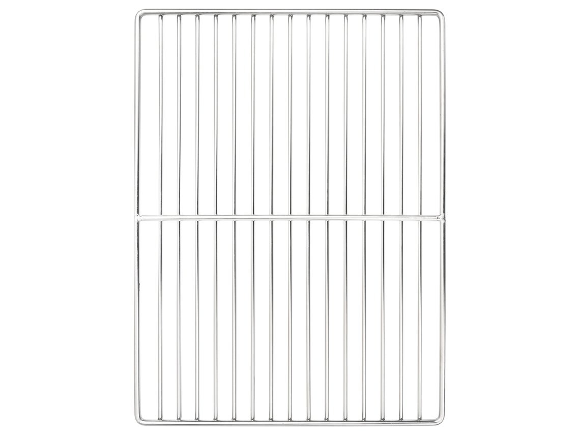 Grelha Portátil De Aço Inoxidável Vidaxl Silver Stainless Steel (40x30x1 Cm)