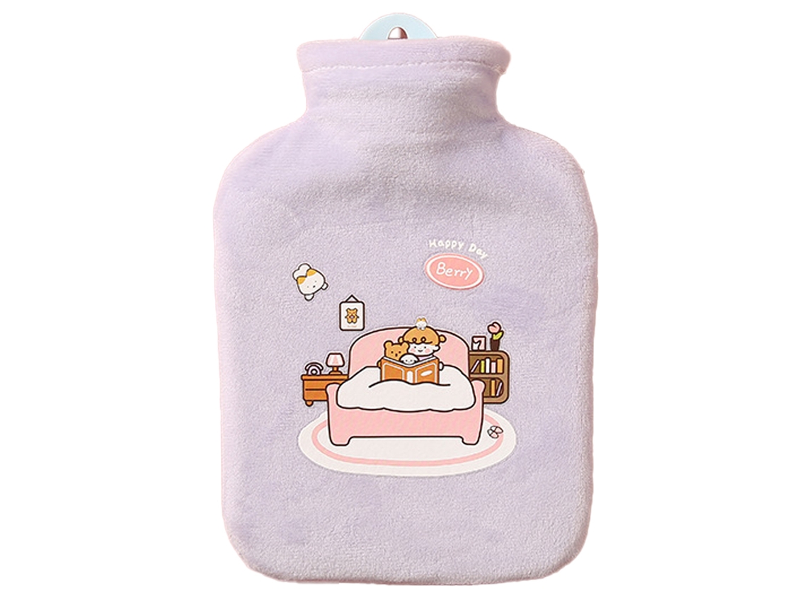 Bolsa De Água Quente Com Bolso Para Aquecedor De Mãos Bolsa De Água Quente Com AQUAFORGE