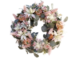 Guirlande De Porte Artificielle Garniture Ornement Suspendu Succulent Faux Guirlande De Fleurs Pour La Maison