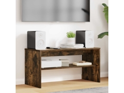 Vidaxl Gabinete Para Tv 80 X 35 X 40 Cm Carvalho Defumado