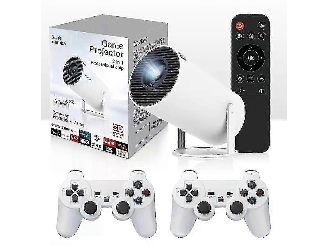Projetor De Filmes Inteligente Cinemaster Pro 4k, Jogos Combinados Com 2 Controles, Novo Ly Ebike